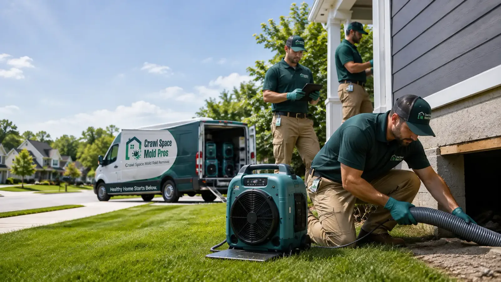 Crawl Space Mold Removal in Henley, MO